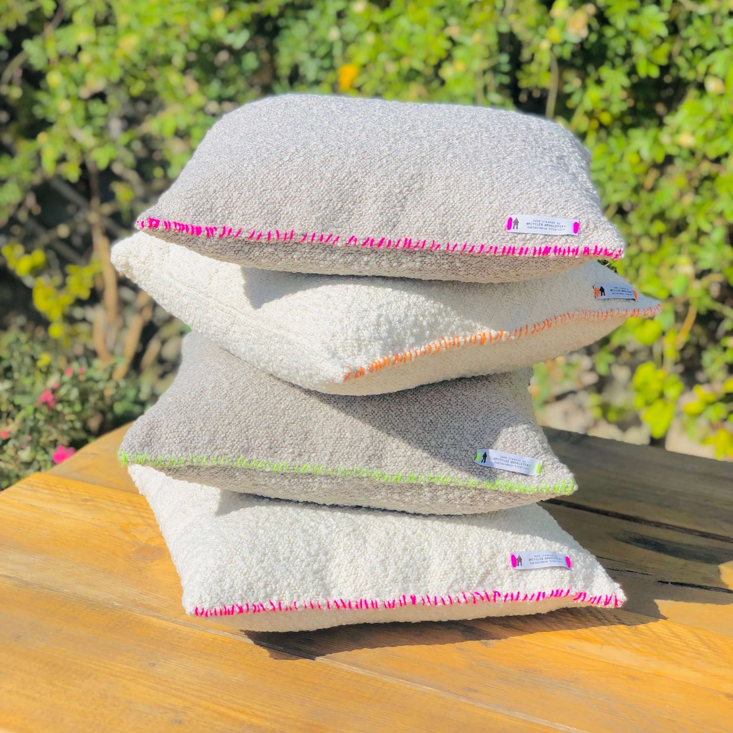Sustainable Boucle Cushion