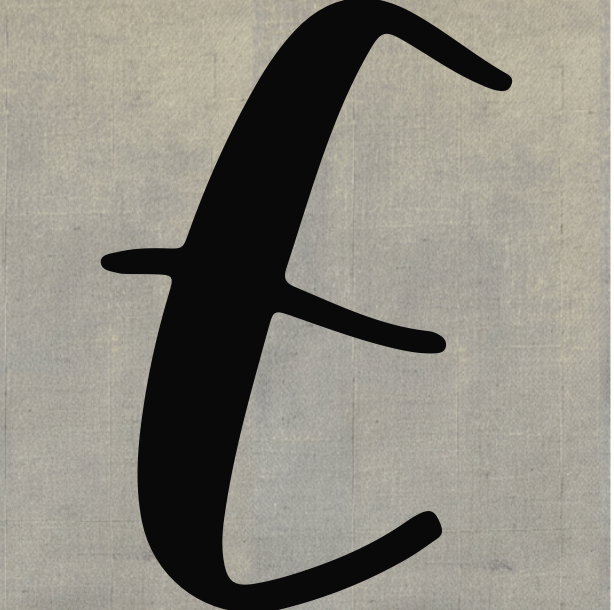 Hand-Painted Alphabet Initials Linen Table Napkins