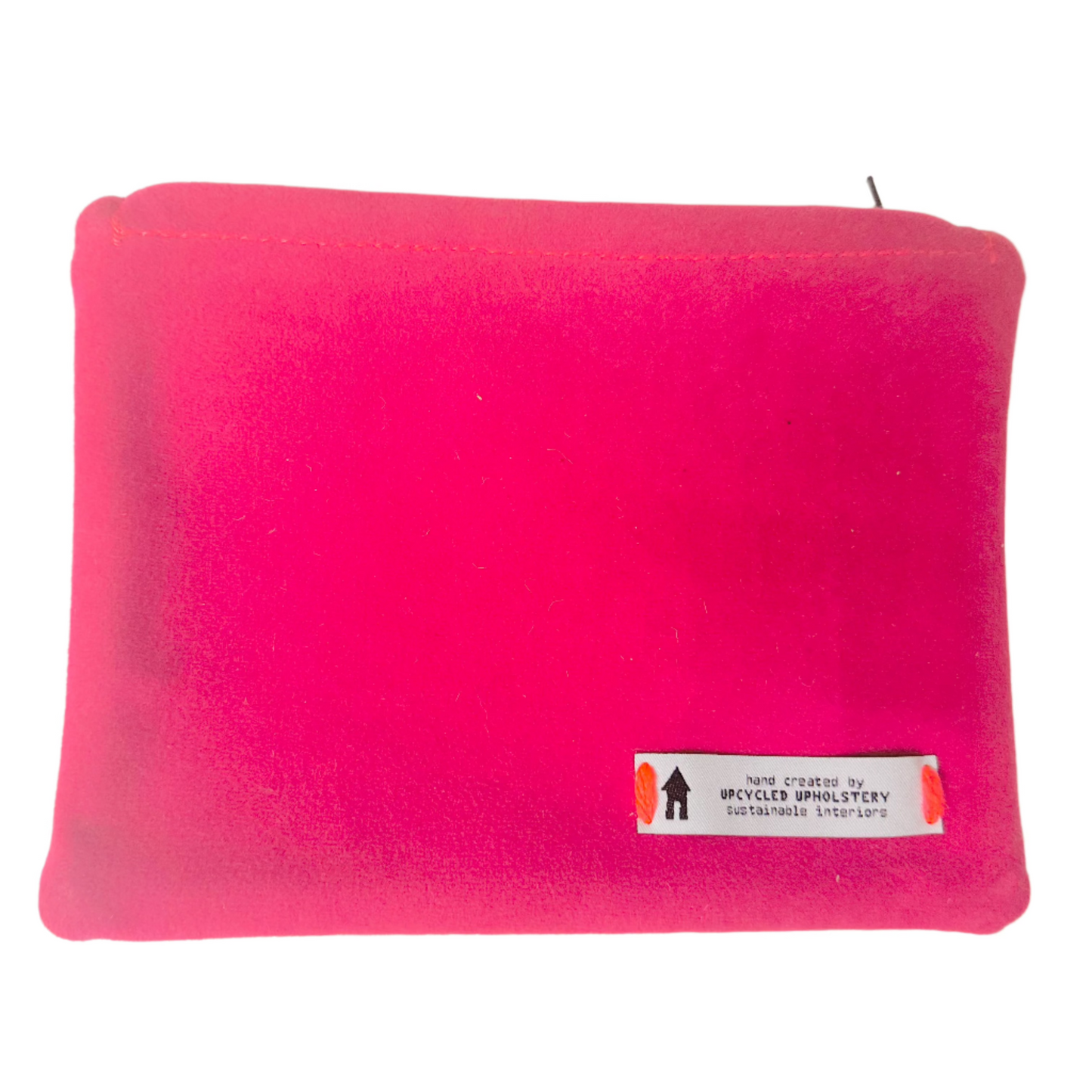 Upcycled Leather Pencil case pouch in Sustainable Splatter Print