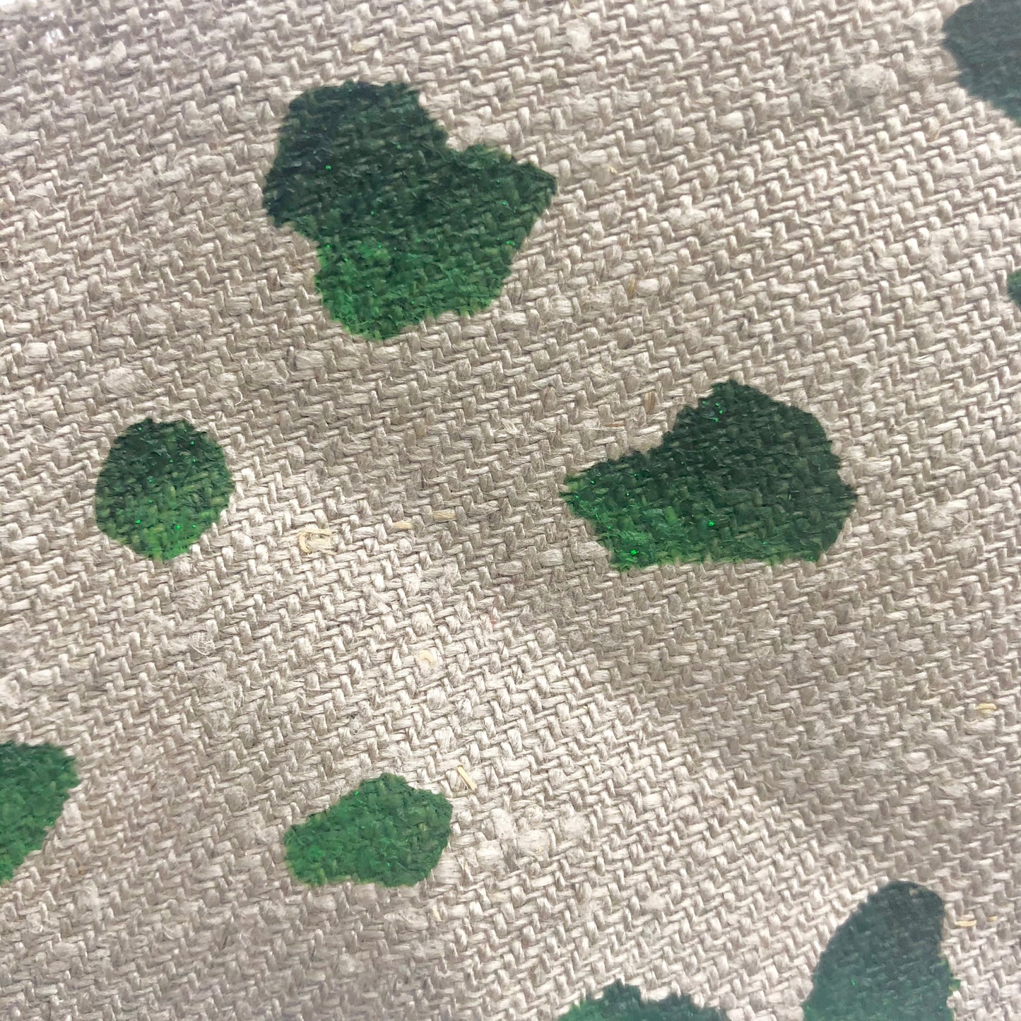 Sustainable Dalmatian print cushion