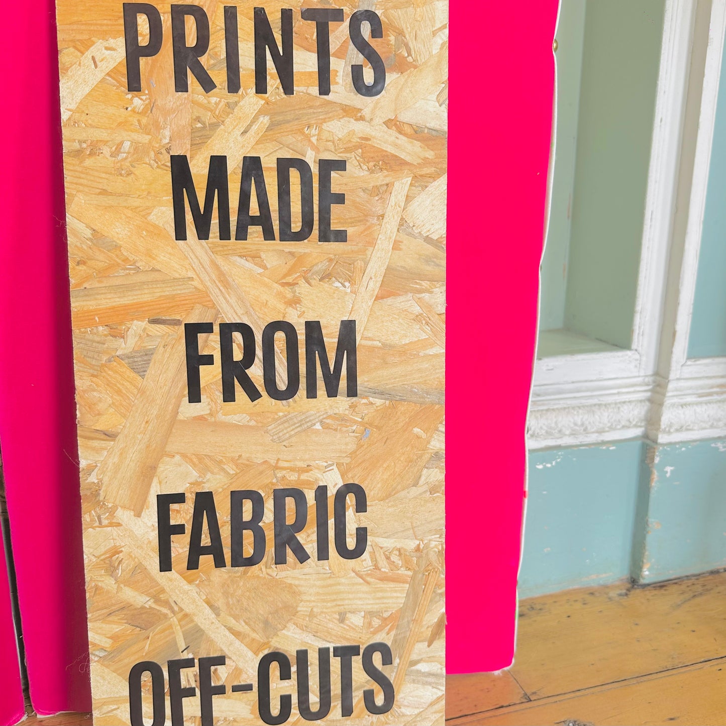 Stop Going Round in Circles: A3 Hand-Illustrated Linen Wall Hanging Print