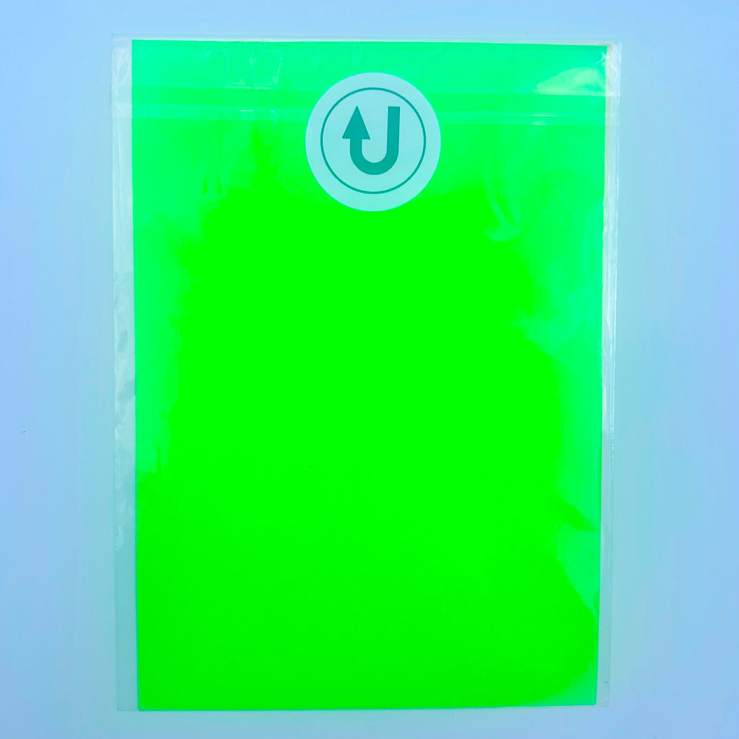 Recycled Neon Initial Typography Print