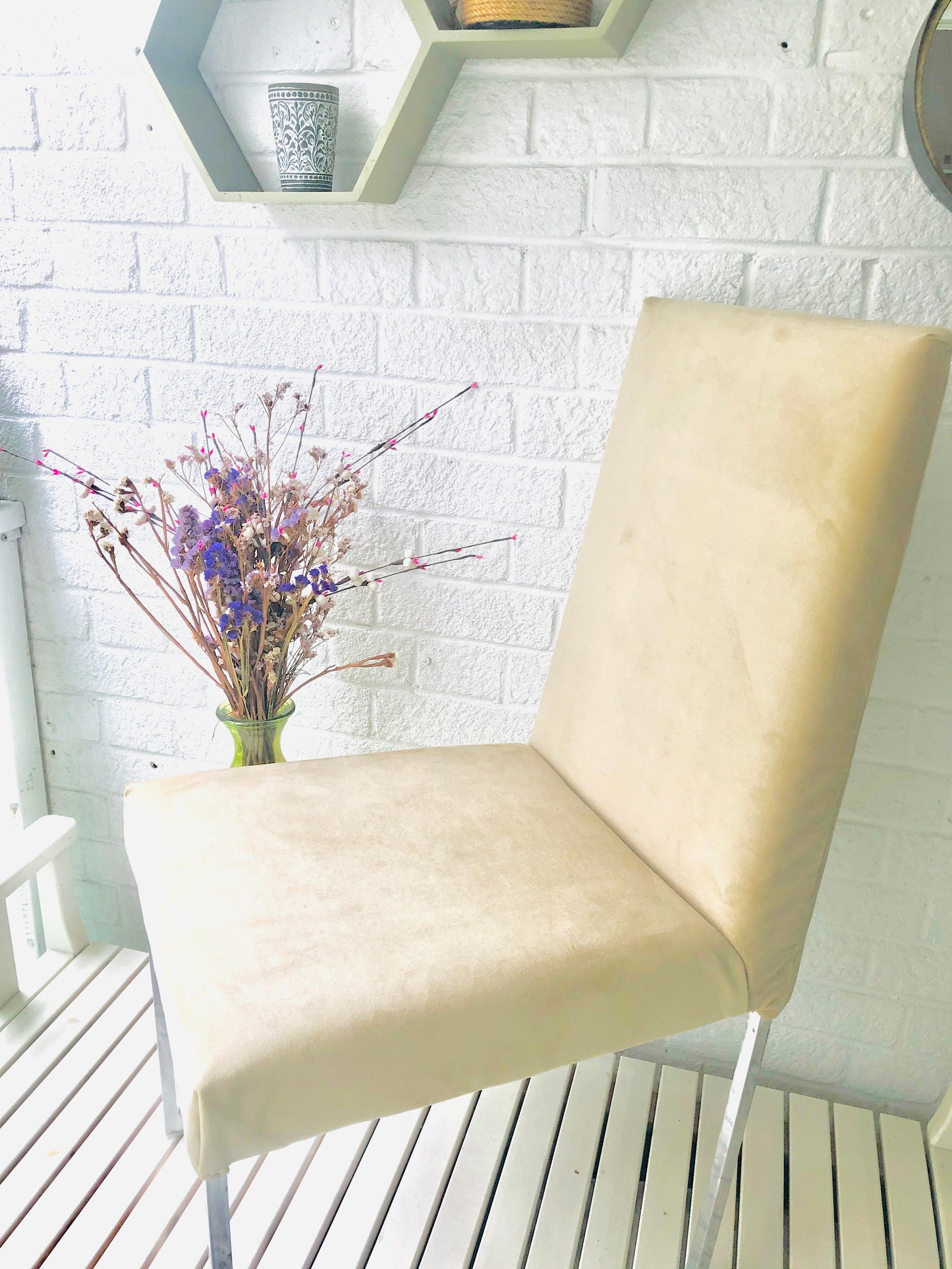 Recycled Velvet Dining Chairs