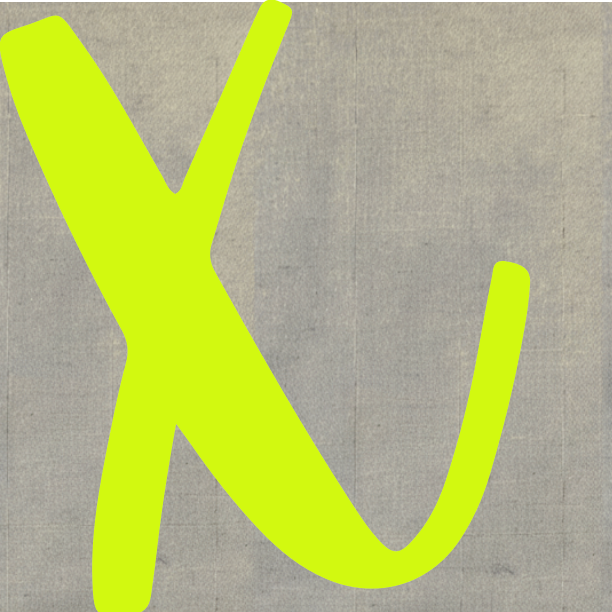 Hand-Painted Alphabet Initials Linen Table Napkins