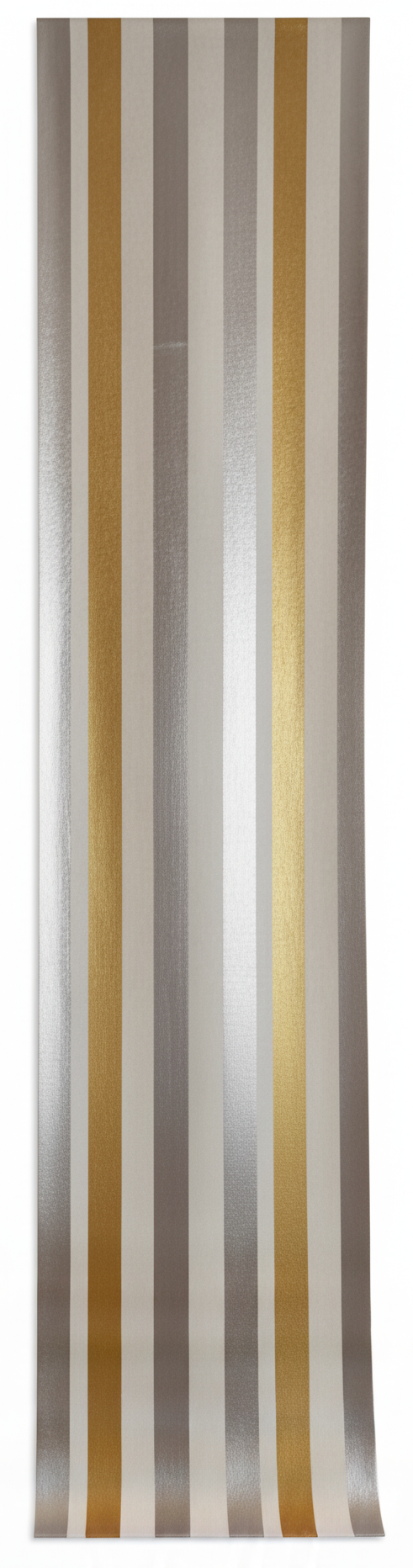 Hand-Painted Stripe print sustainable Linen Table Runner