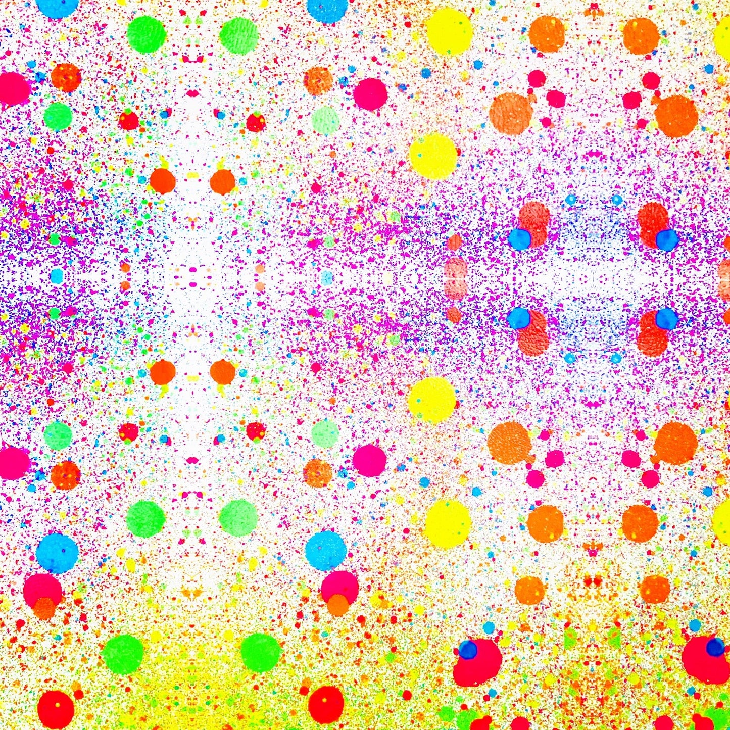 Upholstered Sustainable ‘Splattered‘ Bar Stools Set of 3