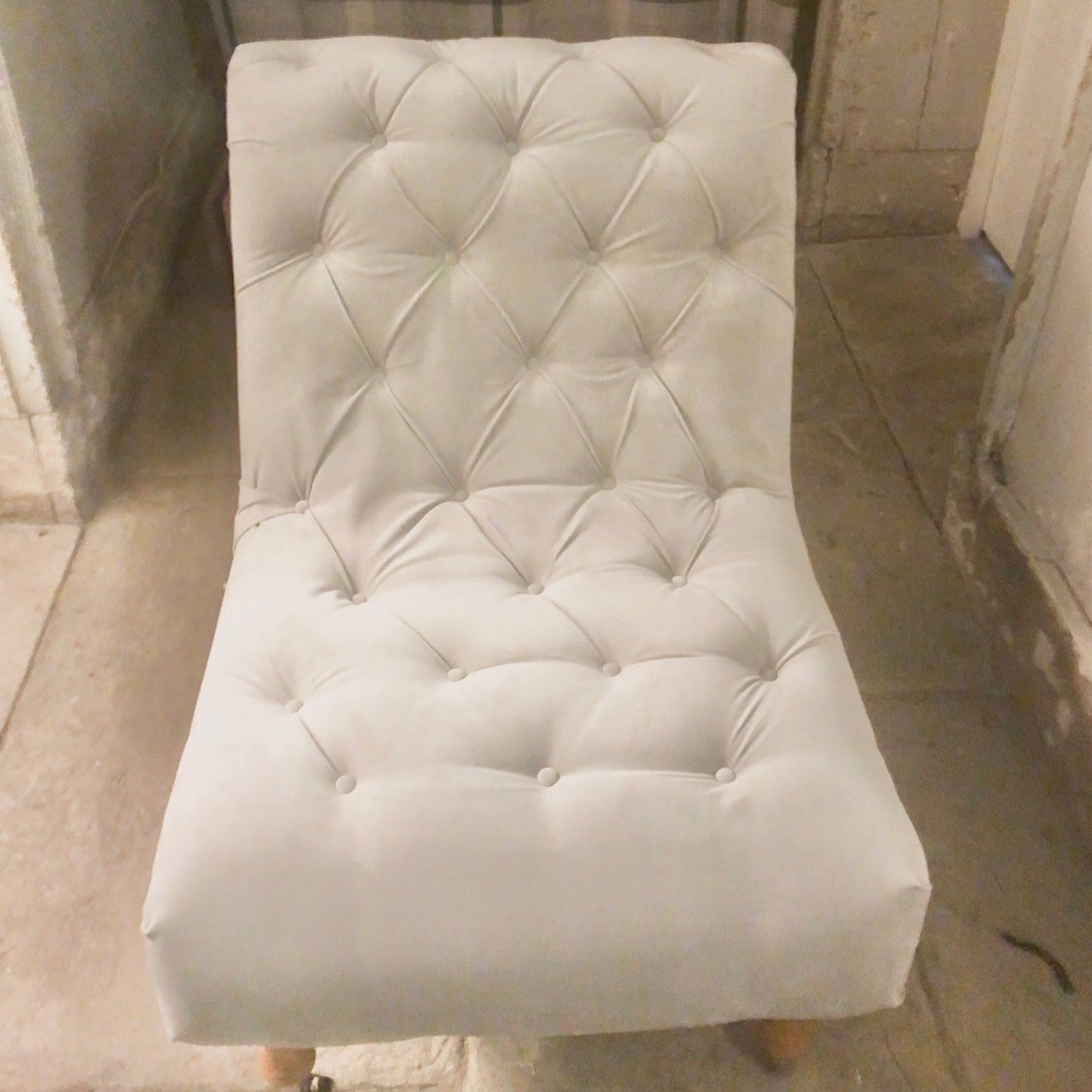 Recycled Velvet Chaise-Chair