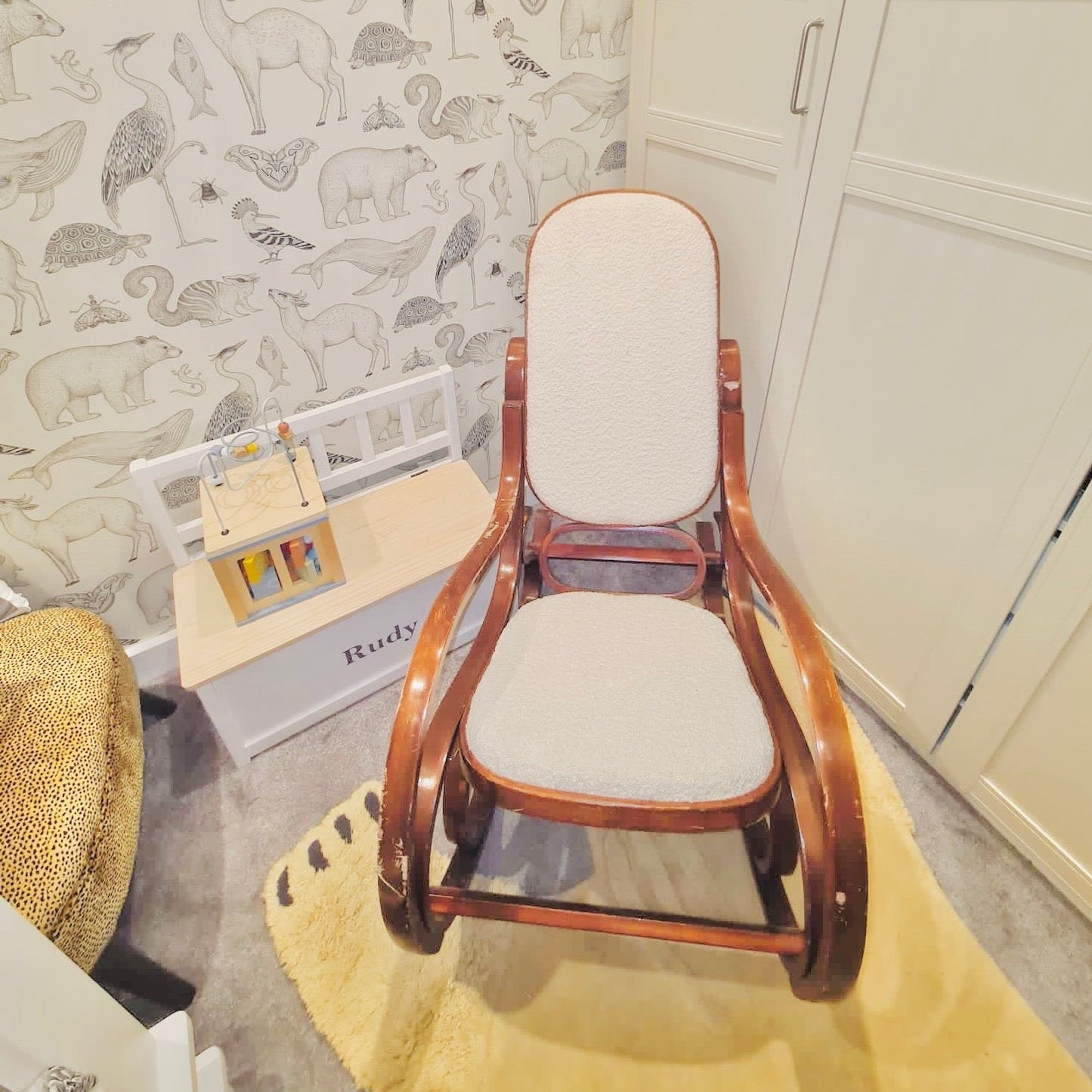 Vintage Bent Rocking Chair