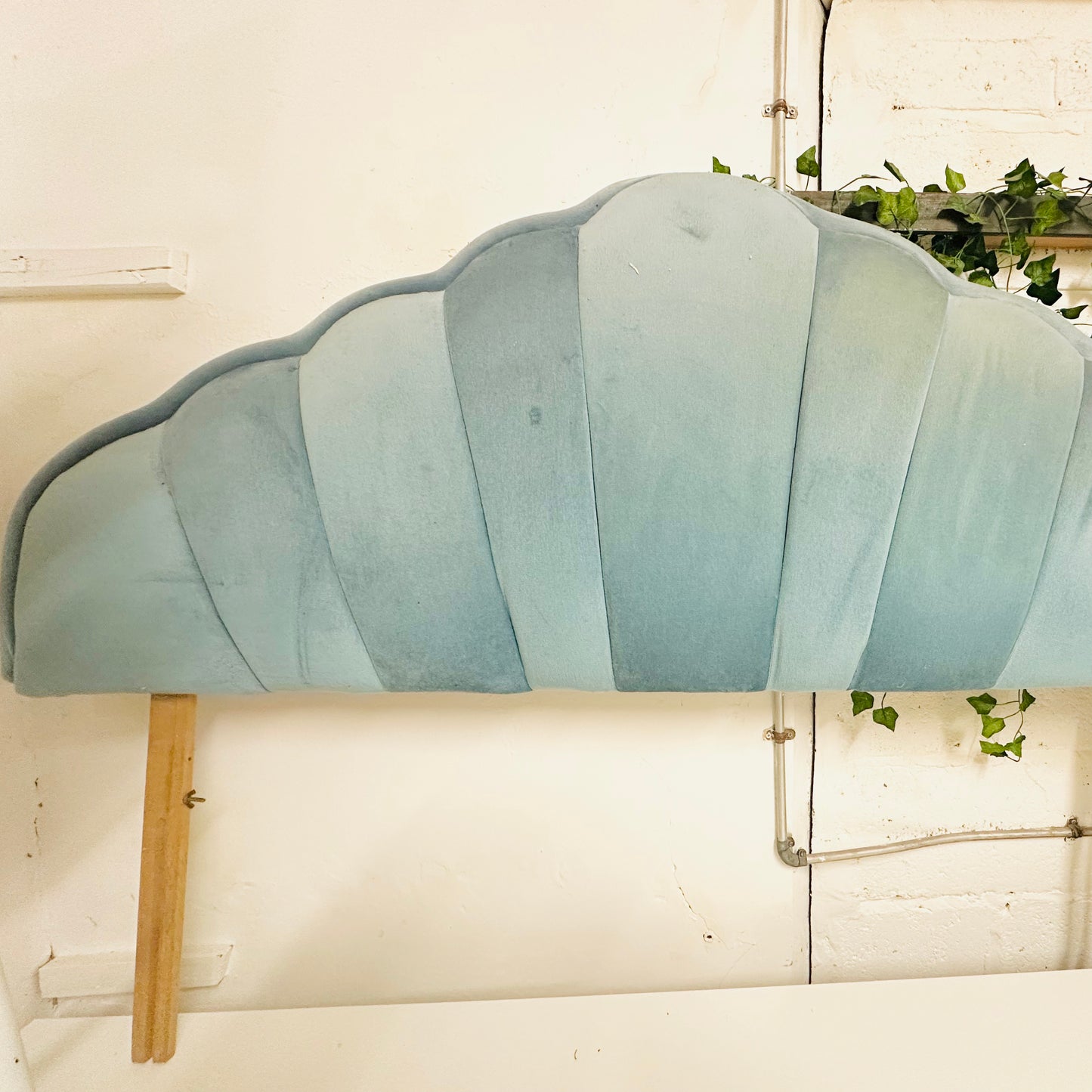 Sustainable Scallop Double Headboard