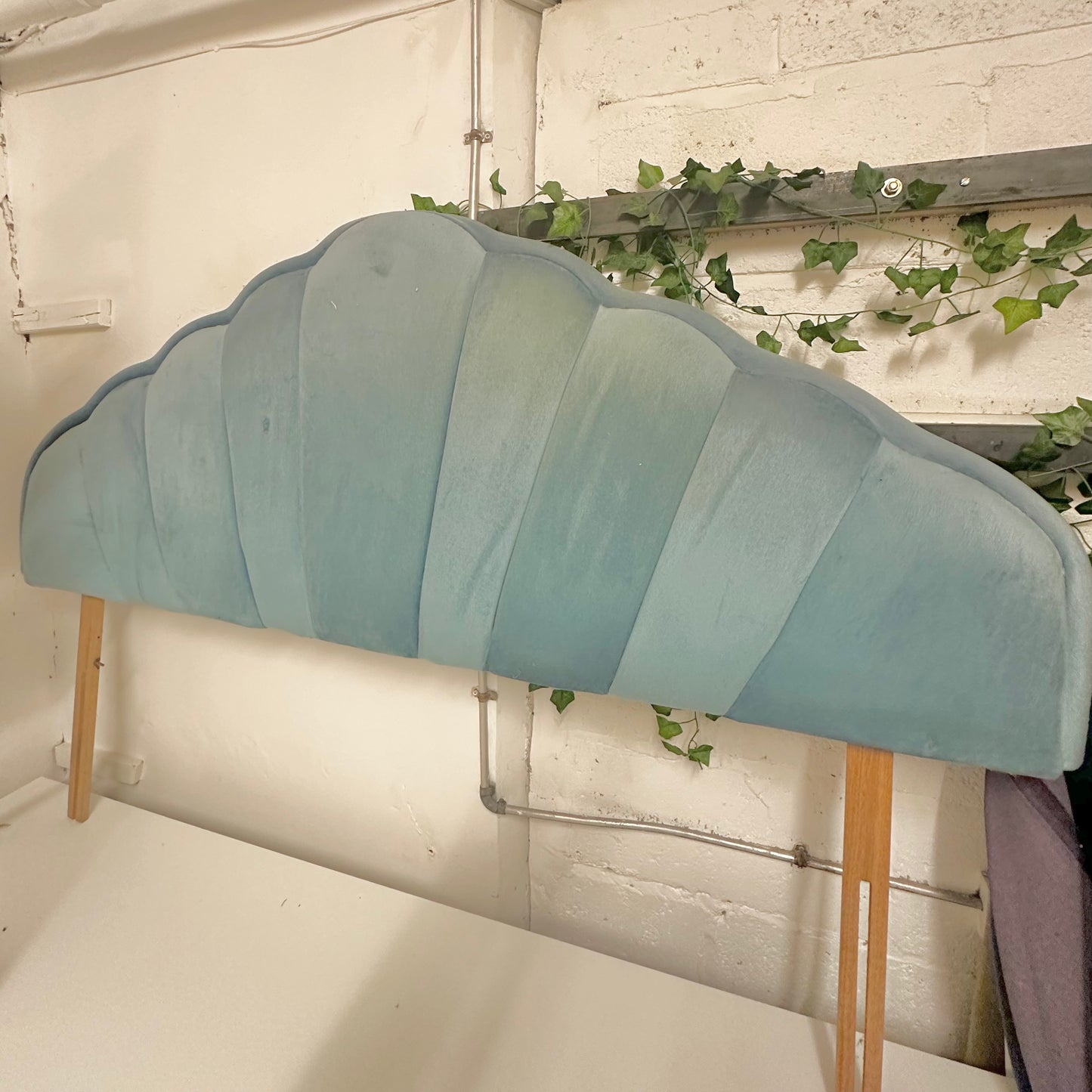Sustainable Scallop Double Headboard