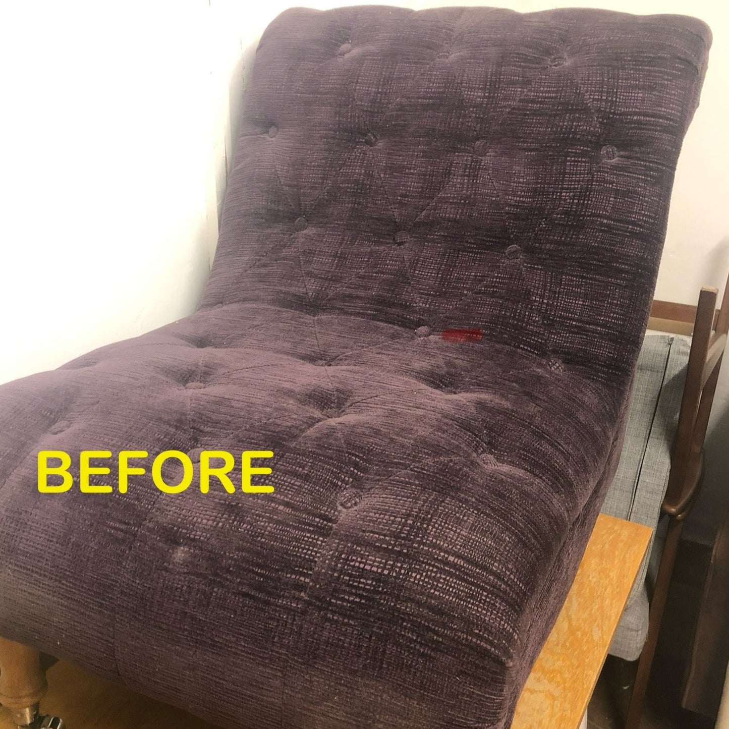 Recycled Velvet Chaise-Chair