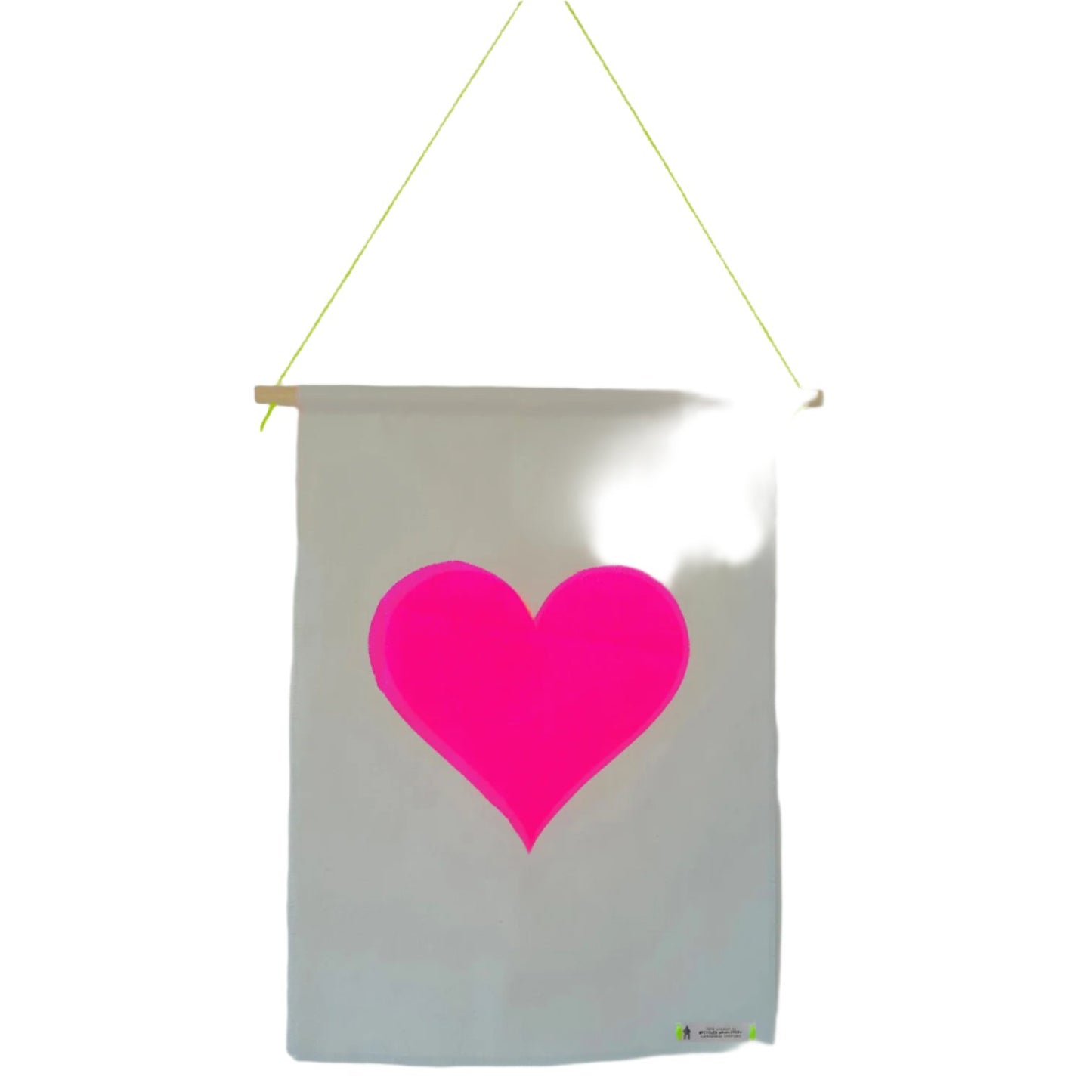 Spray it with heART Recycled Cotton Wall Hanging (Plain)