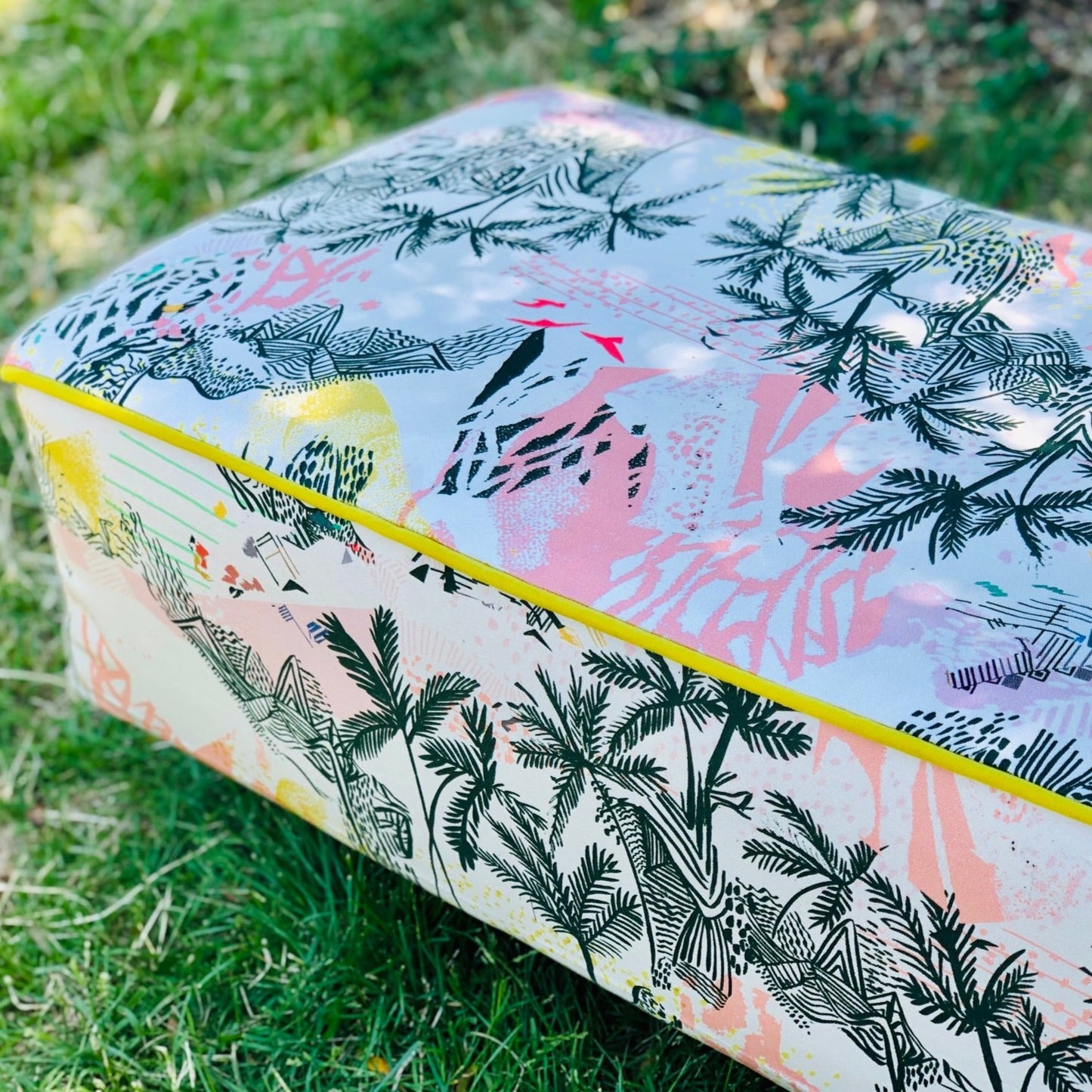 Upcycled Kitty McCall Footstool