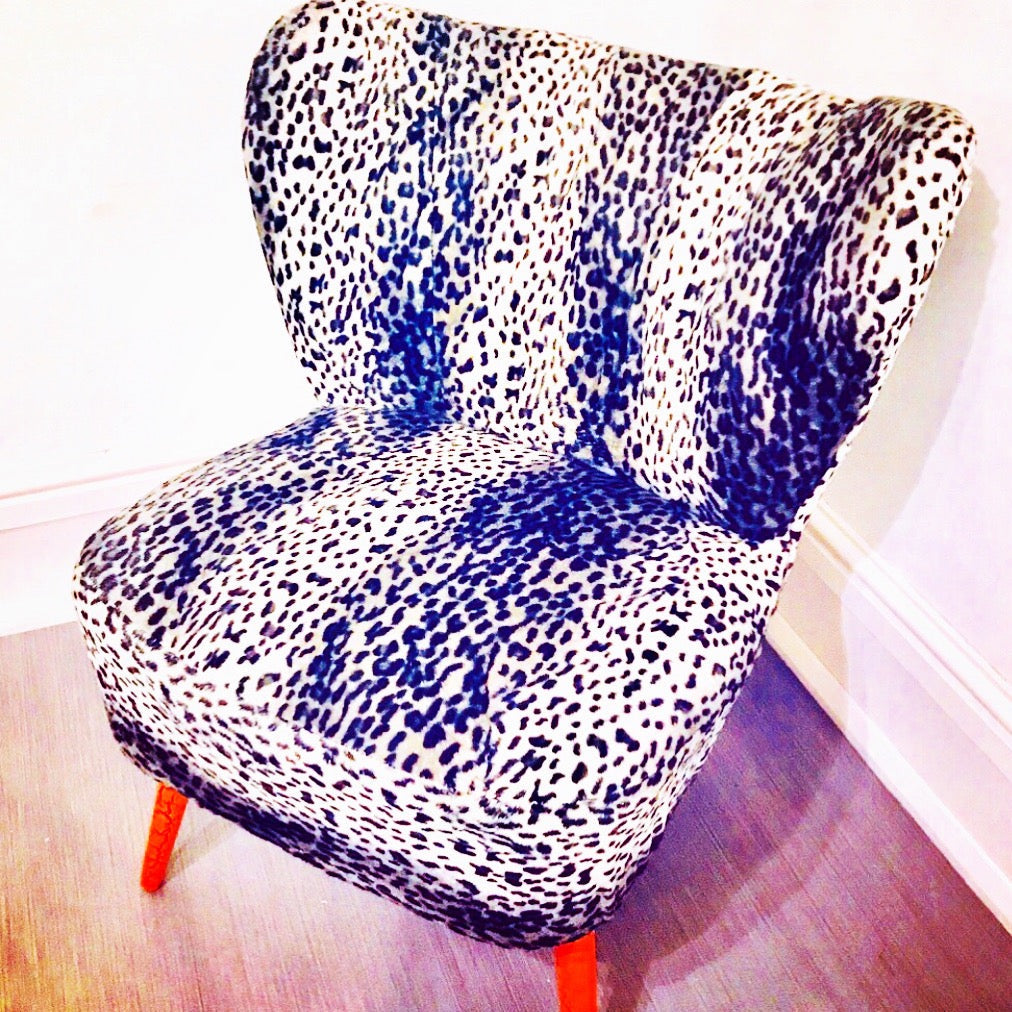Cheetah Cocktail Chair
