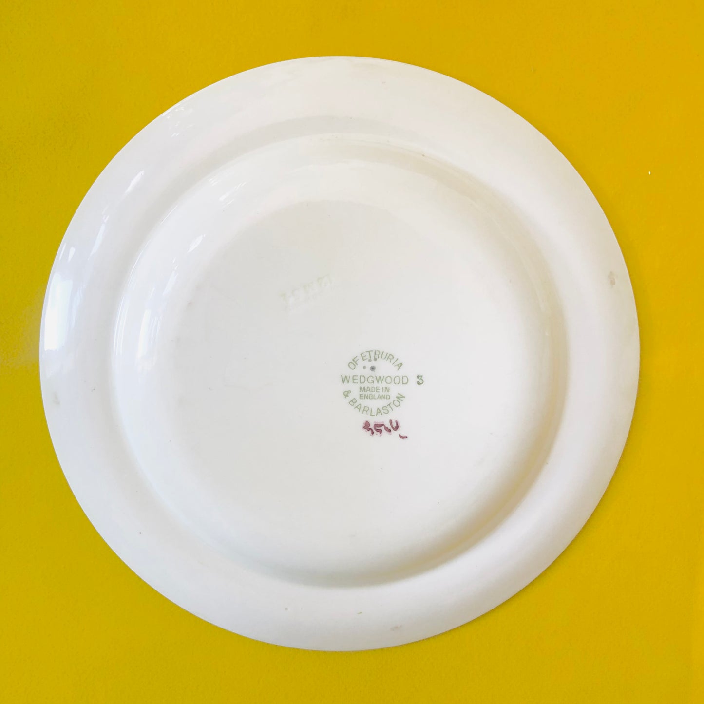 “Never Settle Petal” Vintage Plate