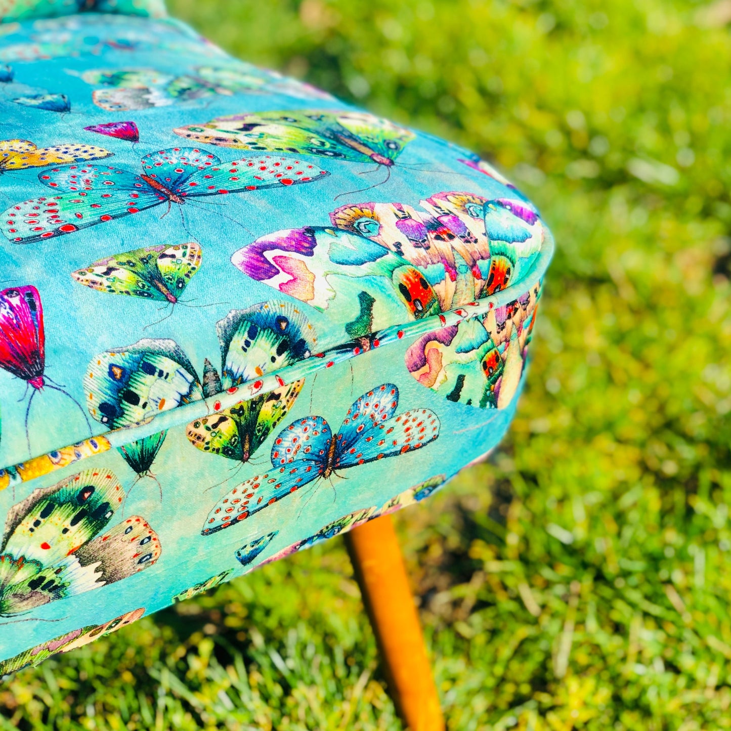 Upholstered Cocktail Chair