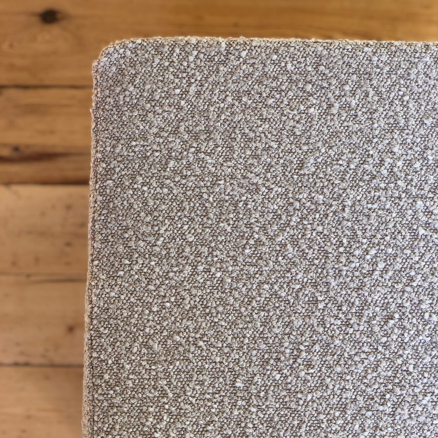Boucle Footstool