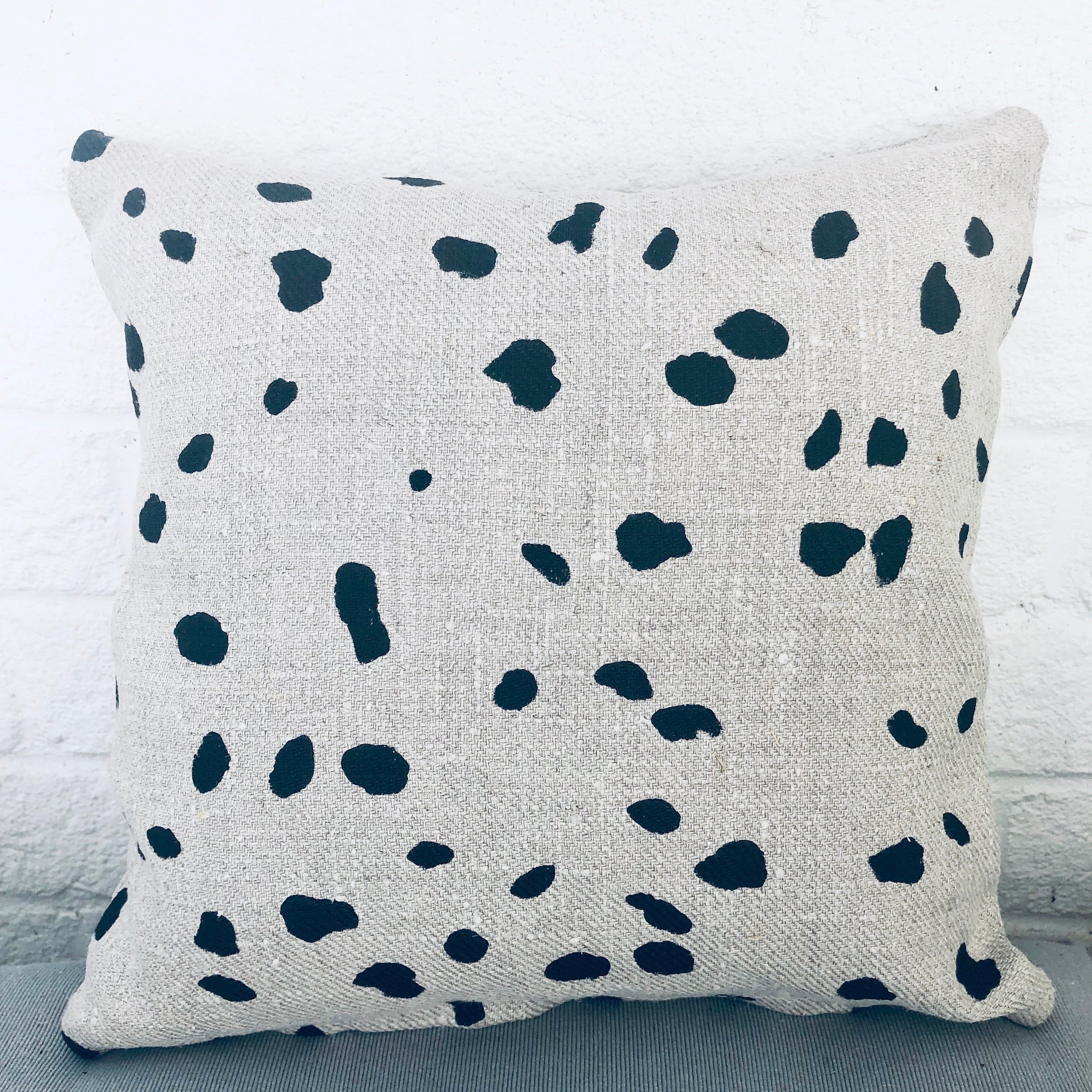 Dalmatian print on sale cushion