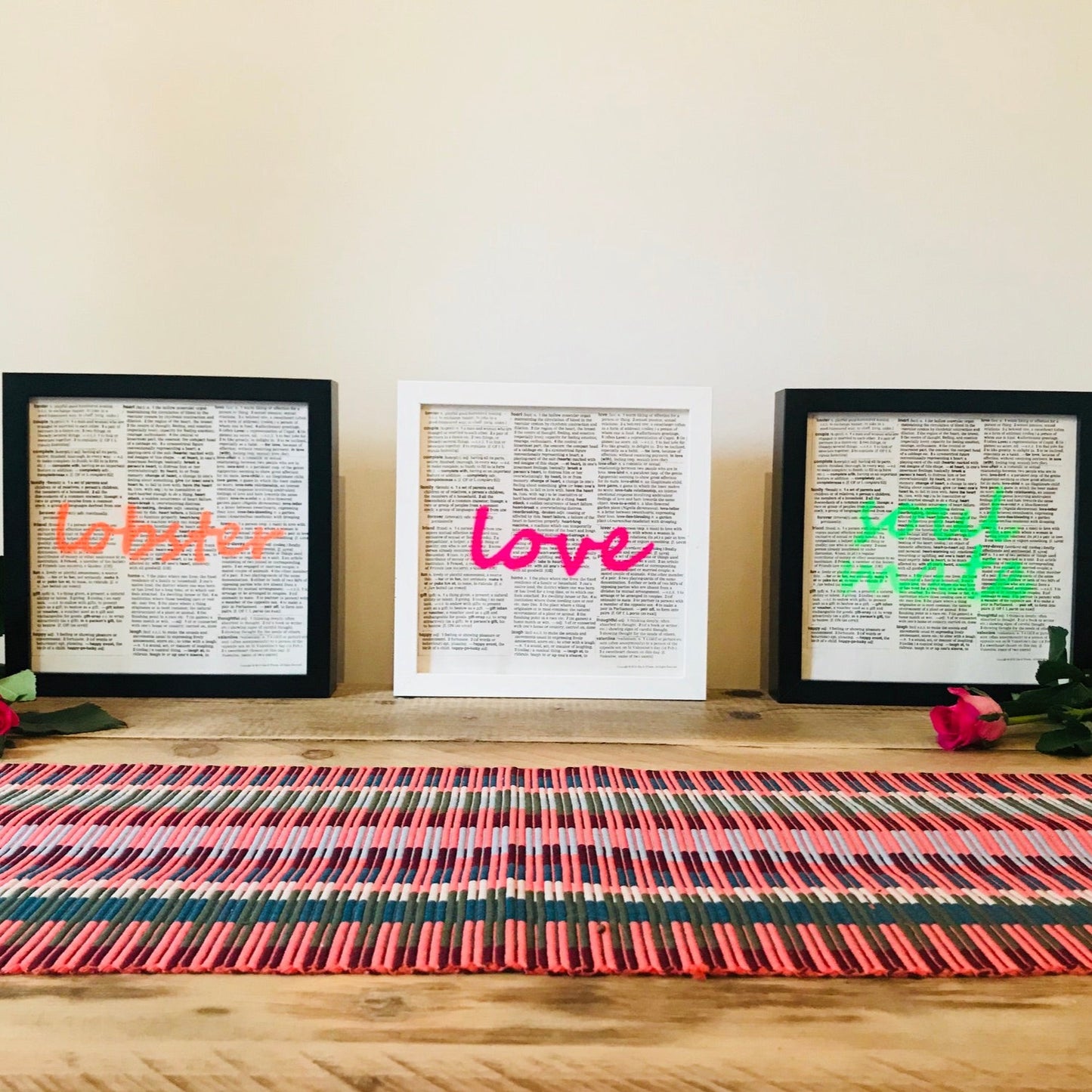 Recycled LOVE Neon Print