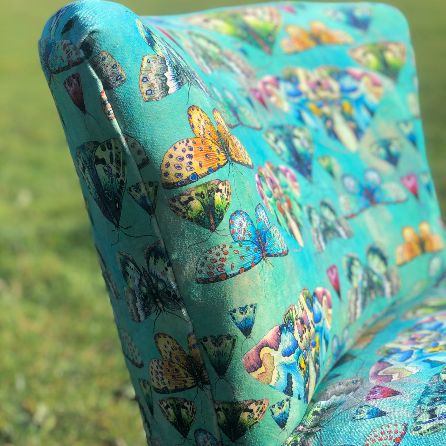 Upholstered Cocktail Chair