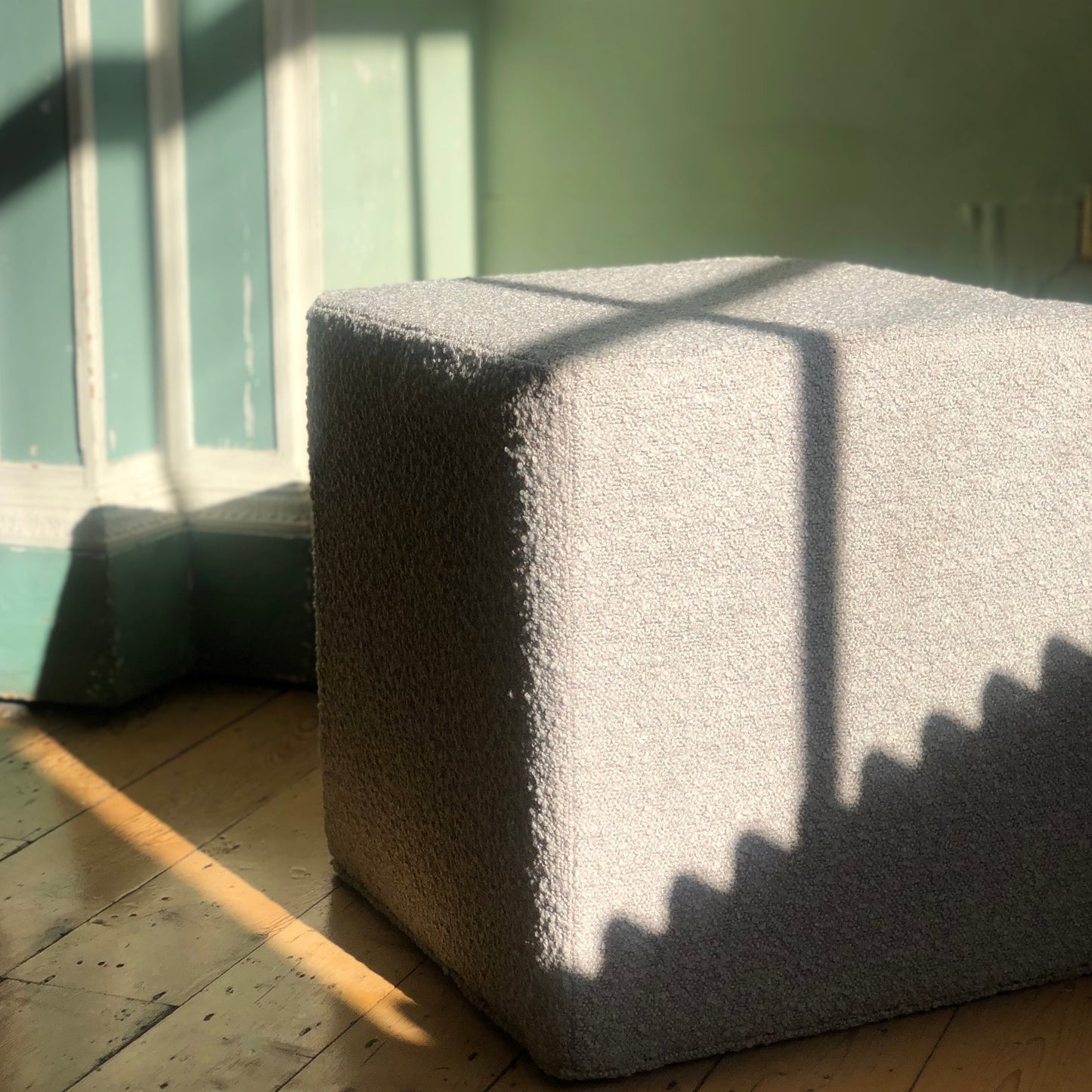 Boucle Footstool