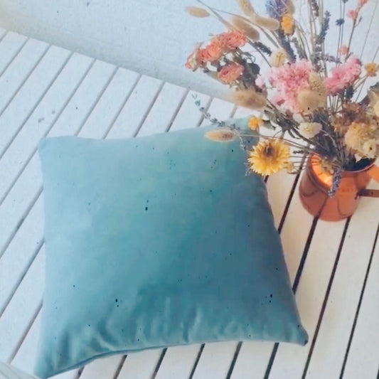Sustainable Velvet Cushion