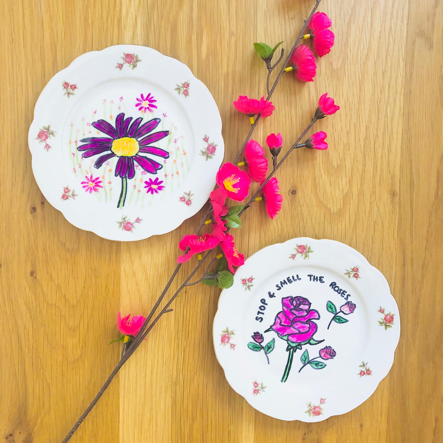 “Sitting Pretty” Vintage Plate